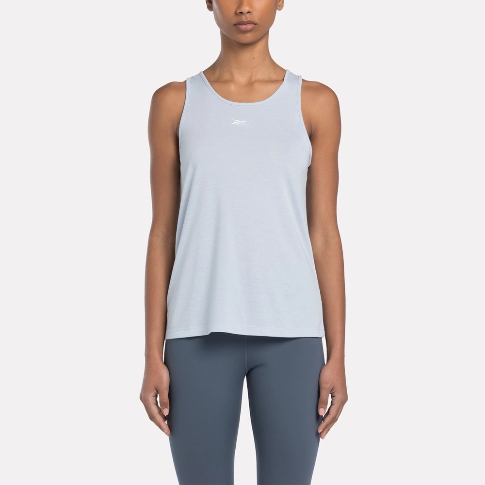 Reebok ID Train Supremium Tank Top Pale Blue NWT L
